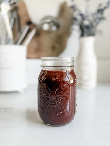 Homemade honey bbq sauce