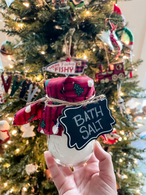 homemade bath salts holiday gifts