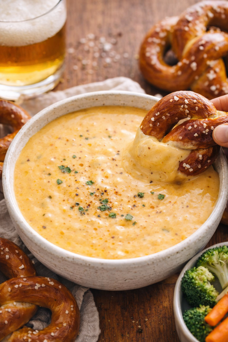 Beer Cheese Dip homemade cheese sauce real cheddar cheese