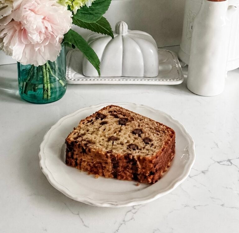 One bowl chocolate chip banana bread