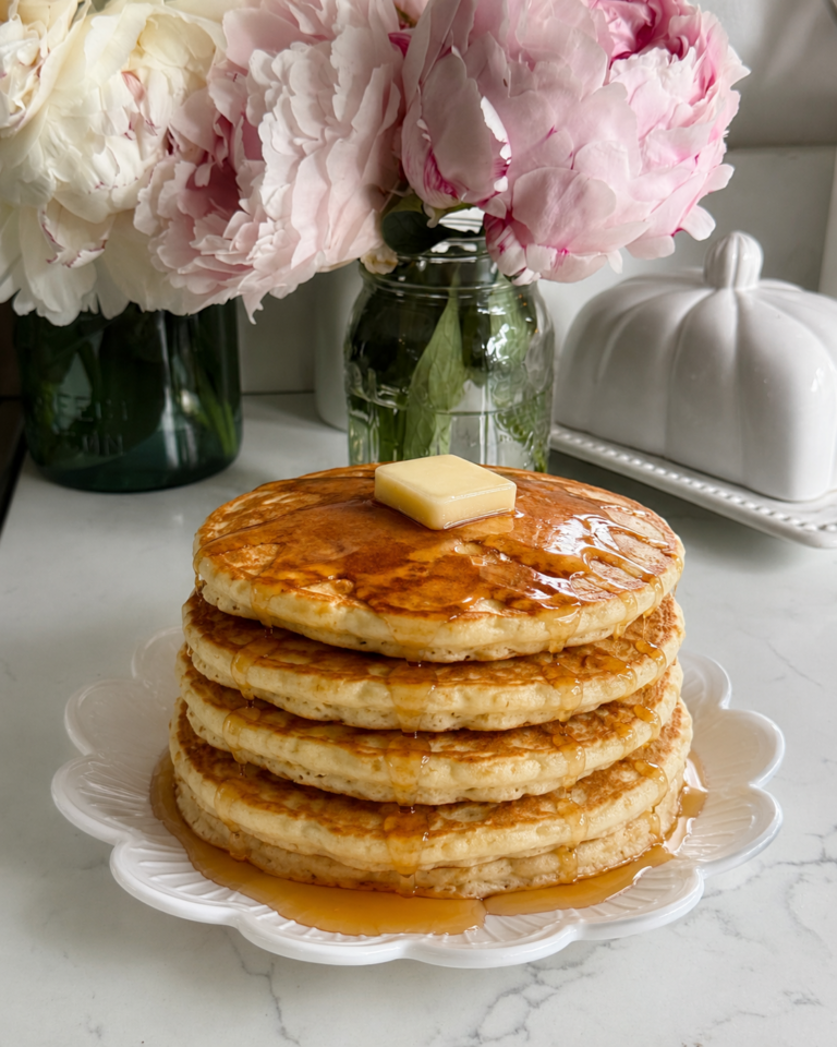 Buttermilk pancakes that work well with freshly milled flour