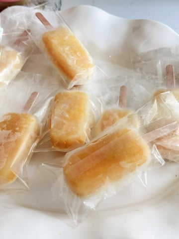 Homemade Orange Creamsicles