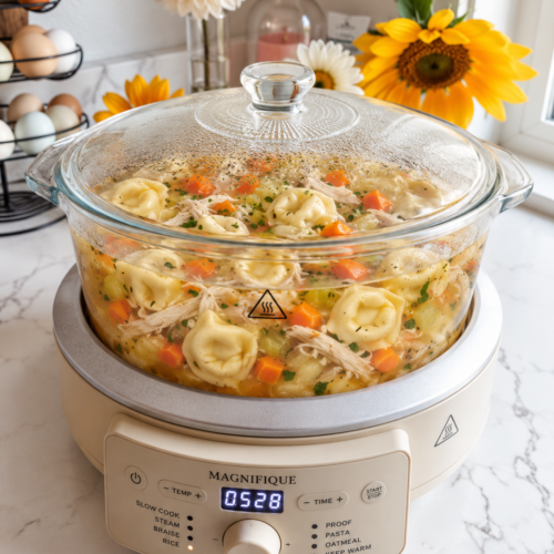 chicken tortellini soup slow cooker crockpot